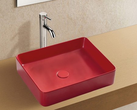Раковина-чаша WeltWasser Elbach 2195 MR 50 10000005601 Красная матовая 