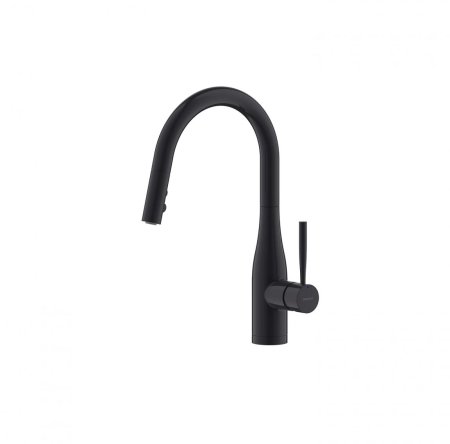 Смеситель для кухни Bravat Miranda F7164208BW-1B-ENG, черный 