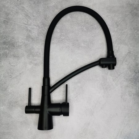 Смеситель для кухни Gappo G4398-16 Черный матовый 