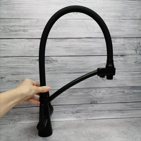 Смеситель для кухни Gappo G4398-16 Черный матовый 