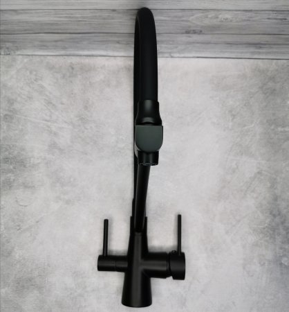 Смеситель для кухни Gappo G4398-16 Черный матовый 