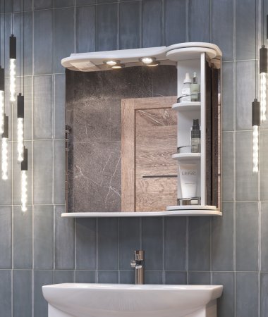 Зеркало со шкафом VIGO Callao zsh.CAL.70.El, 70.6 см 