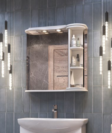 Зеркало со шкафом VIGO Callao zsh.CAL.70.El, 70.6 см 