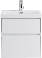 Тумба с раковиной BelBagno PIETRA MINI-500AS-2C-SO-BL Bianco Lucido