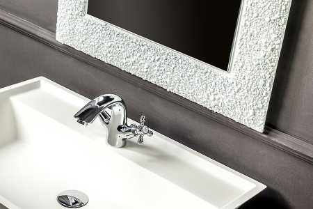 Зеркало Boheme Armadi Art NeoArt Aura 60 537 с подсветкой Белое 