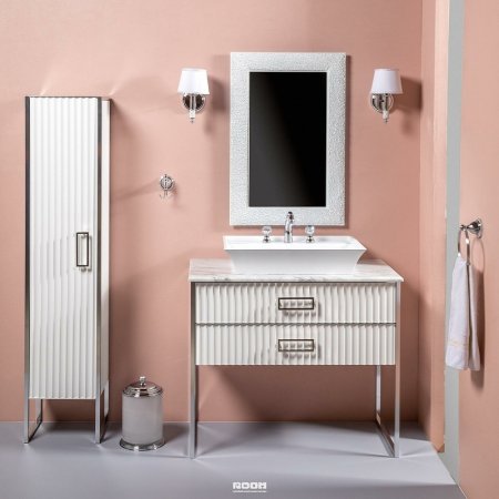 Зеркало Boheme Armadi Art NeoArt Aura 60 537 с подсветкой Белое 