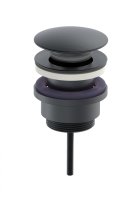 Донный клапан для раковины WONZON & WOGHAND, Темный графит (WW-88SS07-BGM)