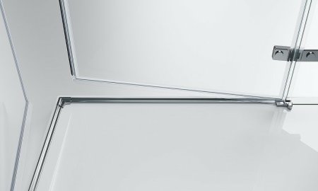 Душевой уголок BelBagno Kraft 100х80 KRAFT-AH-22-100/80-C-Cr-L профиль Хром стекло прозрачное 