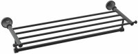 Полка для полотенец Rose RG1908H, черный