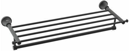 Полка для полотенец Rose RG1908H, черный 