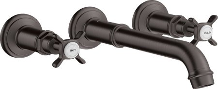 Смеситель Axor Montreux 16532340 для раковины, шлифованный черный 
