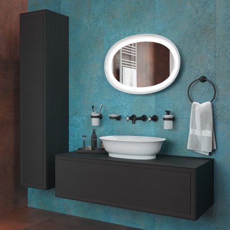 Смеситель Axor Montreux 16532340 для раковины, шлифованный черный 