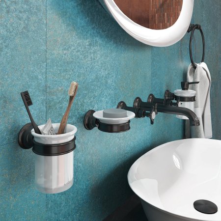 Смеситель Axor Montreux 16532340 для раковины, шлифованный черный 