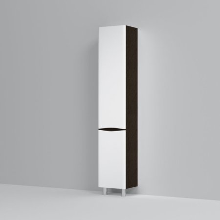 Шкаф пенал AM.PM Like 35 R M80CSR0356VF Белый/венге 