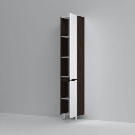 Шкаф пенал AM.PM Like 35 R M80CSR0356VF Белый/венге 