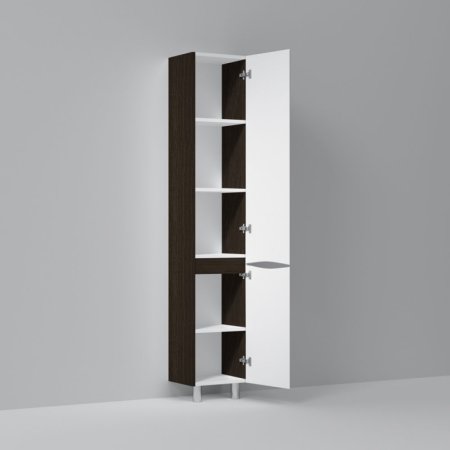 Шкаф пенал AM.PM Like 35 R M80CSR0356VF Белый/венге 