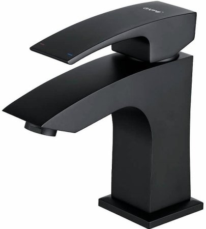 Смеситель для раковины Gappo G07-6 G1007-66 Черный матовый 