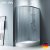 Душевой уголок AM.PM Like Solo Slide 120х80 W83G-302U120CT64 профиль Хром матовый стекло прозрачное 
