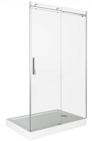 Душевая дверь в нишу Good Door Altair WTW-130-C-CH профиль хром, стекло прозрачное 