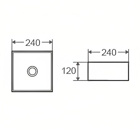 Раковина-чаша D&K Berlin 24 DT1431116 Белая 