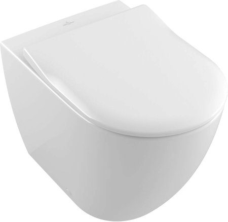 Унитаз приставной Villeroy & Boch Subway 2.0 альпийский белый 