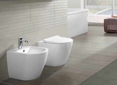 Унитаз приставной Villeroy & Boch Subway 2.0 альпийский белый 