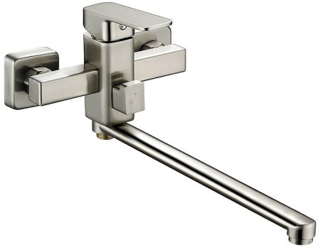 Смеситель для ванны G-Lauf NEB7-B123KH универсальный Сатин 