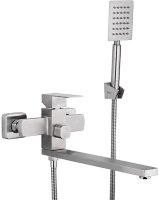 Смеситель для ванны Frap H802 F22802 универсальный Нержавеющая сталь