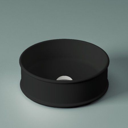 Раковина-чаша Artceram Atelier 44 ATL001 17 00 Черная матовая 