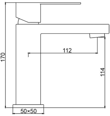 Смеситель для раковины Frap H804 F10804 Нержавеющая сталь 