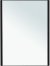 Зеркало Allen Brau Infinity 60 1.21018.BL с подсветкой Черное с сенсорным выключателем 