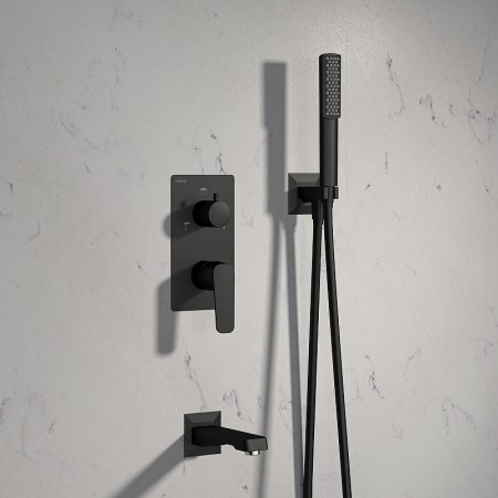 Душевая система Teska Ciera Pro AS3380 Черный матовый 