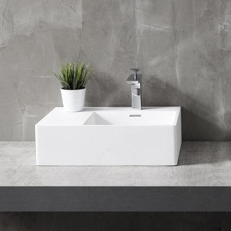 Раковина подвесная ABBER Stein AS2644 R белая матовая 