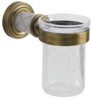 Стакан для зубных щеток Boheme Murano 10904-W-BR Бронза