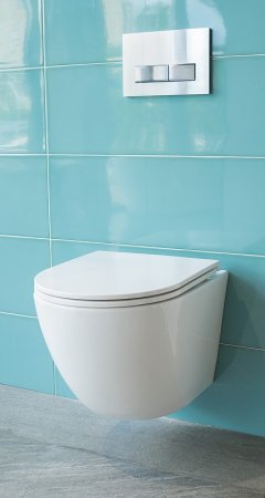 Унитаз Creto Cer C2 1001-002Cer-C1W подвесной с сиденьем Микролифт 