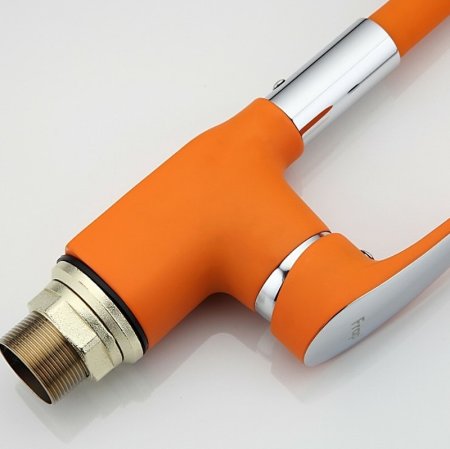 Смеситель для кухни Frap F4453-02 Оранжевый 