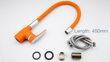 Смеситель для кухни Frap F4453-02 Оранжевый 