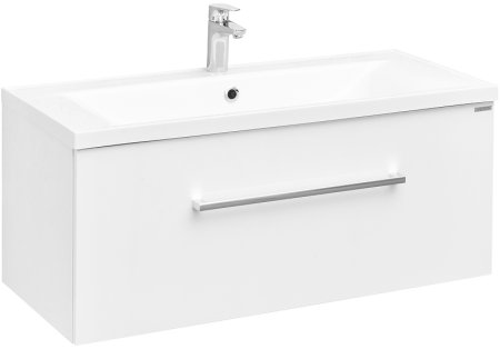 Тумба под раковину Aquaton Мадрид 100 М 1A126901MA010 подвесная Белая 