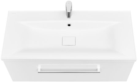 Тумба под раковину Aquaton Мадрид 100 М 1A126901MA010 подвесная Белая 