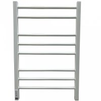 Полотенцесушитель электрический Grois Nex GR-112 500/800 П8 RAL9016 белый матовый диммер слева