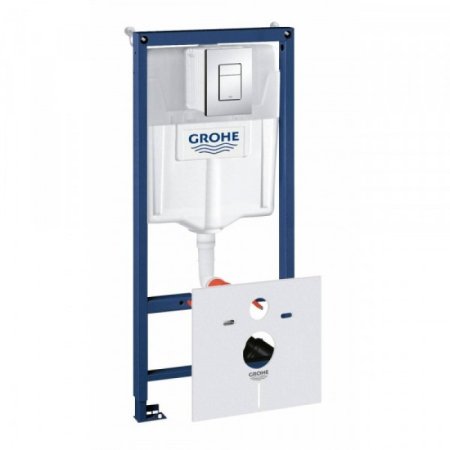 Инсталляция для унитаза GROHE Rapid SL 38775001, комплект 4 в 1, монтажная высота 1,13 м (Грое) 