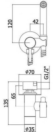 Душевой комплект Paffoni Light KITZCOL632NO110 из душевой системы с гигиеническим душем Черная матовая 