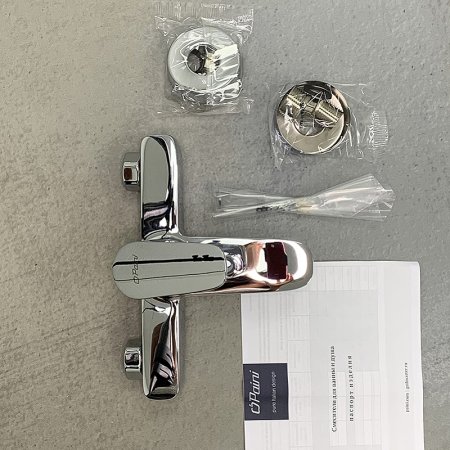 Смеситель для ванны Paini Parallel 47CR111LMKM Хром 