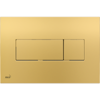 Кнопка смыва AlcaPlast M375 золотая