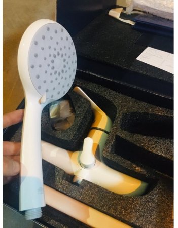 Cмеситель для ванны GANZER THERESA GZ24041F WHITE 