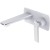 Смеситель для раковины встраиваемый Rose R13F R1341F, белый/хром 
