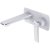 Смеситель для раковины встраиваемый Rose R13F R1341F, белый/хром 