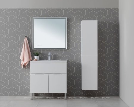 Пенал Aquanet Алвита New 35 белый матовый 