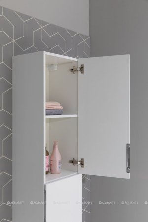 Пенал Aquanet Алвита New 35 белый матовый 