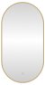 Зеркало с подсветкой LED Fixsen FX-3080G овальное 40х80 см, золотой сатин 